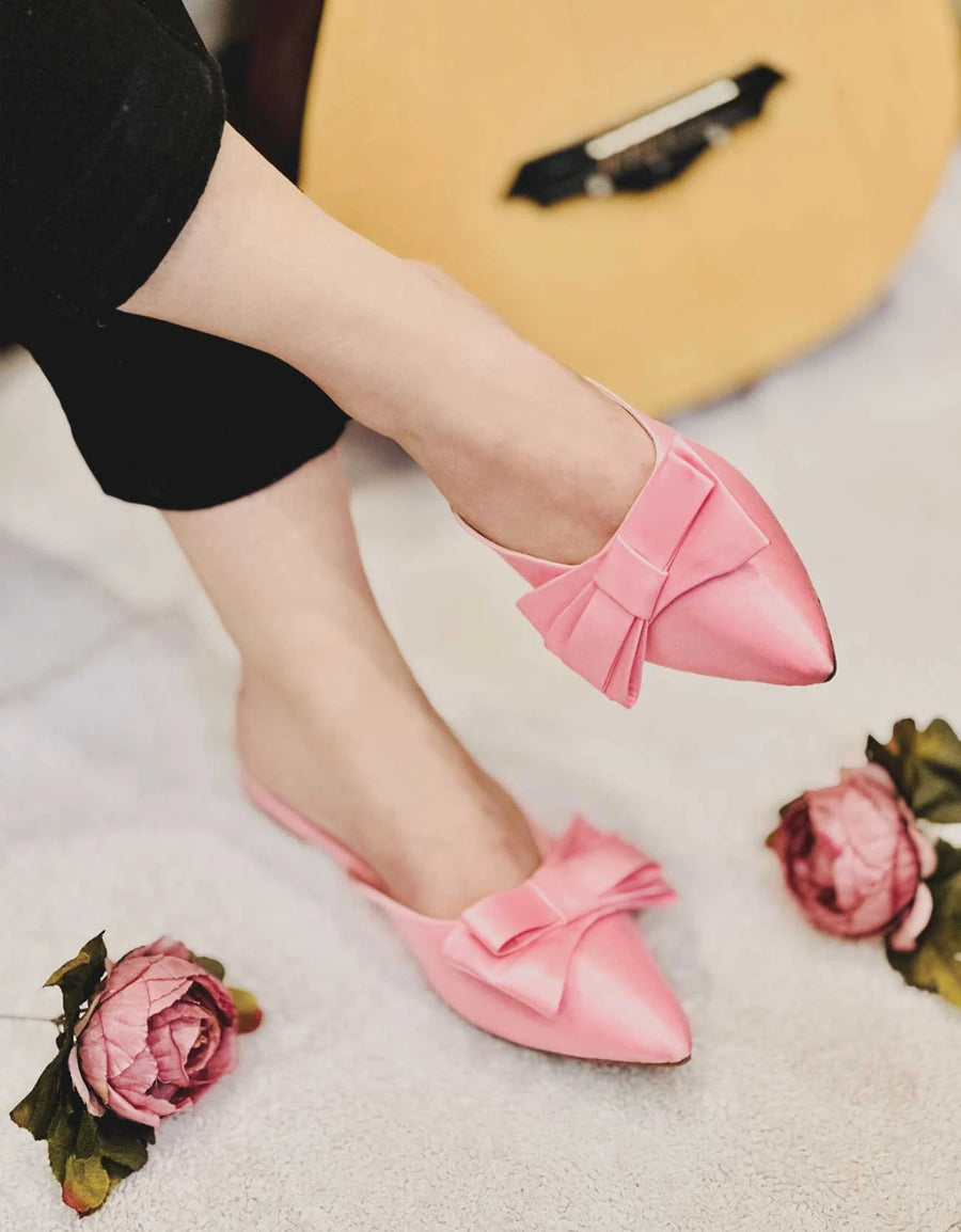 Aesthetics Collection – Elegant embellished slides and stylish flats for everyday glam by Essence by Rubina.