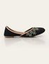 Black embroidered ladies khussa shoes soft comfortable handmade Pakistani khussa for daily and festive wear