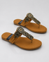 Pair of Mustard Kolhapuri flats with antique gold embellishment festive footwear