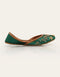 Green khussa for women