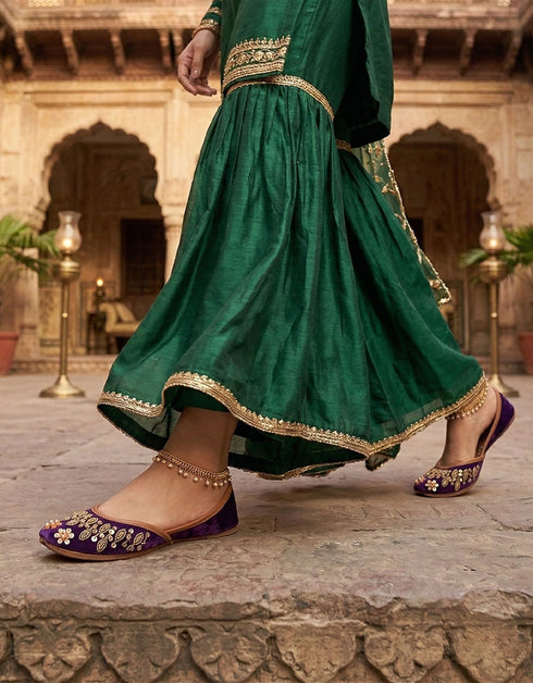Embroidered khussa formal wear