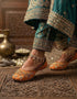 Orange khussa wedding Pakistan